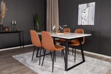 Estelle matbord med 4 Polar Köksstol - Möbler - Bord & matgrupp - Matgrupp
