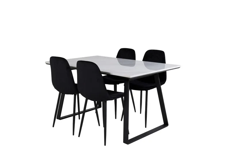 Estelle matbord med 4 Polar Matstol