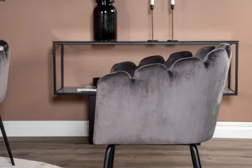 Estelle Matgrupp 106 cm Rund med 4 Limhamn stolar - Svart - Möbler - Bord & matgrupp - Matgrupp