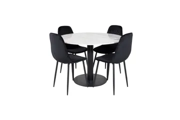 Estelle Matgrupp 106 cm Rund med 4 Polar stolar
