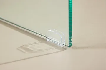 Ester Rektangulärt Soffbord i Trä och Glas - Vit - Möbler - Bord & matgrupp - Soffbord