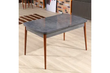 Evano Matbord 132 cm Rektangulär - Antracit/Valnöt - Möbler - Bord & matgrupp - Matbord & köksbord