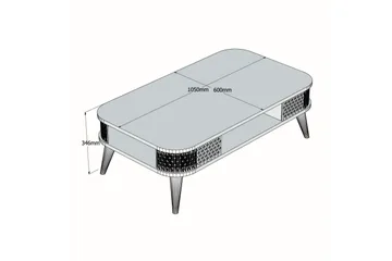 Eylul Soffbord 105 cm - Beige - Möbler - Bord & matgrupp - Soffbord