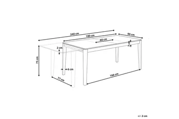 Förlängningsbart bord Crosby - Möbler - Bord & matgrupp - Matbord & köksbord