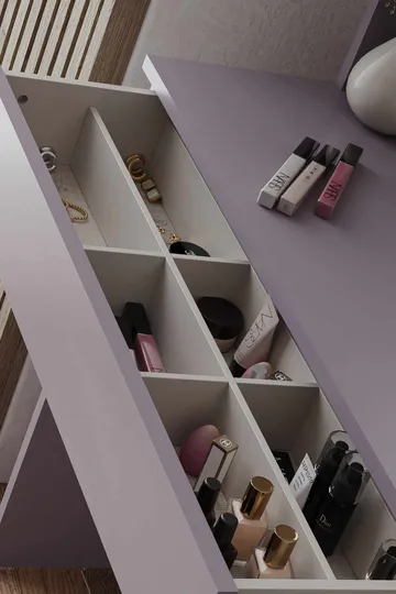 Fabrony Sminkbord med spegel 90 cm - Anemon - Möbler - Bord & matgrupp - Sminkbord & toalettbord