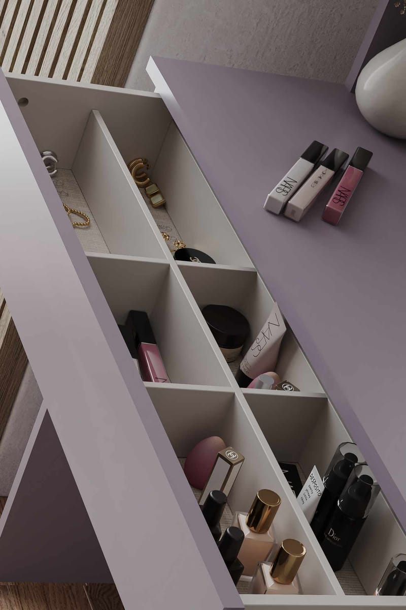 Fabrony Sminkbord med spegel 90 cm - Anemon - Möbler - Bord & matgrupp - Sminkbord & toalettbord