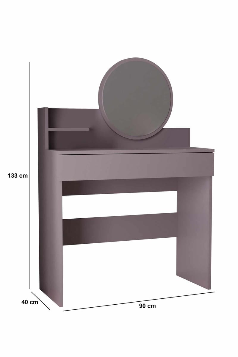 Fabrony Sminkbord med spegel 90 cm - Anemon - Möbler - Bord & matgrupp - Sminkbord & toalettbord