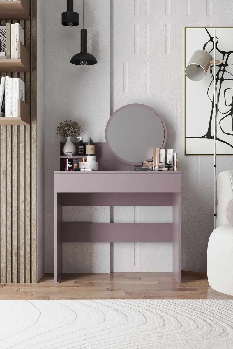 Fabrony Sminkbord med spegel 90 cm - Anemon - Möbler - Bord & matgrupp - Sminkbord & toalettbord