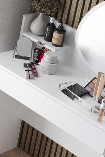Fabrony Sminkbord med spegel 90 cm - Vit - Möbler - Bord & matgrupp - Sminkbord & toalettbord
