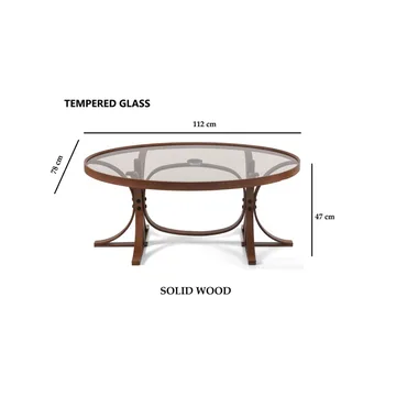 Faylin Soffbord 112 cm - Mörkbrun - Möbler - Bord & matgrupp - Soffbord