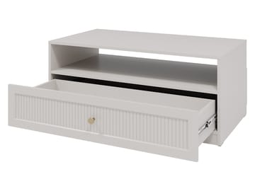 Fayric 100 cm Rektangulärt Soffbord med Lådor i Trä - Beige - Möbler - Bord & matgrupp - Soffbord