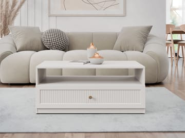 Fayric Soffbord 100 cm - Beige - Möbler - Bord & matgrupp - Soffbord