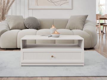 Fayric Soffbord 100 cm - Beige - Möbler - Bord & matgrupp - Soffbord