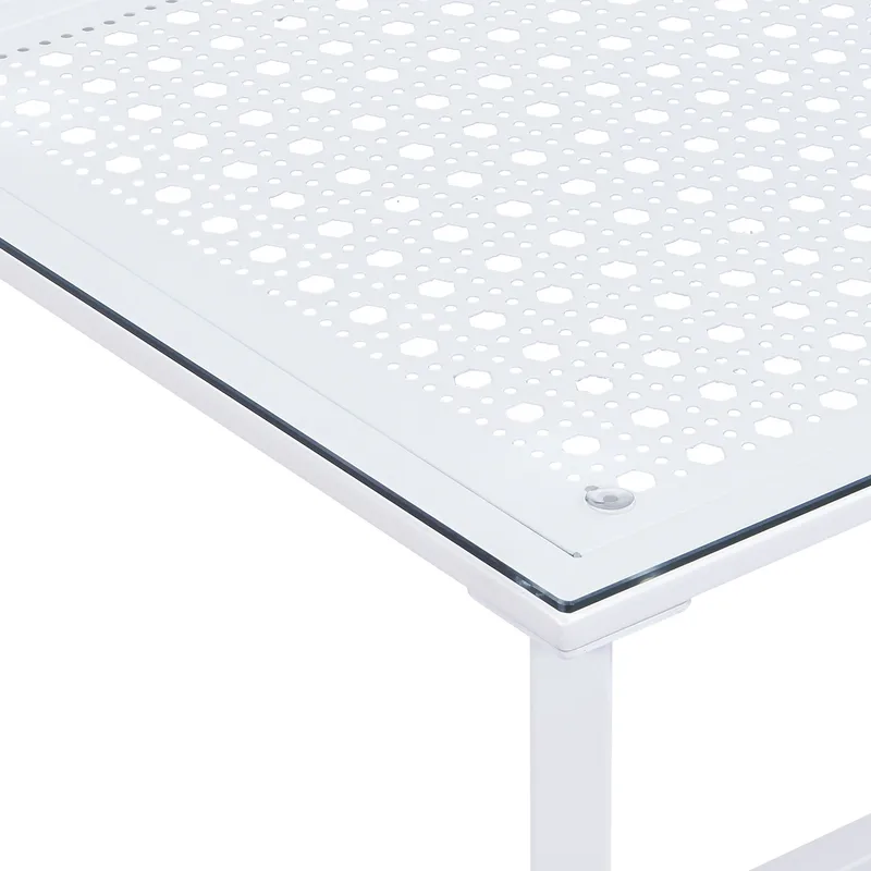 Fenara Soffbord 100 cm - Transparent och matt vit - Möbler - Bord & matgrupp - Soffbord