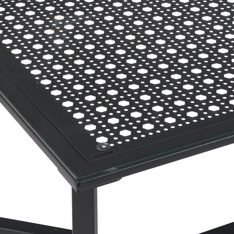 Fenara Soffbord 100 cm - Transparent och mattsvart - Möbler - Bord & matgrupp - Soffbord