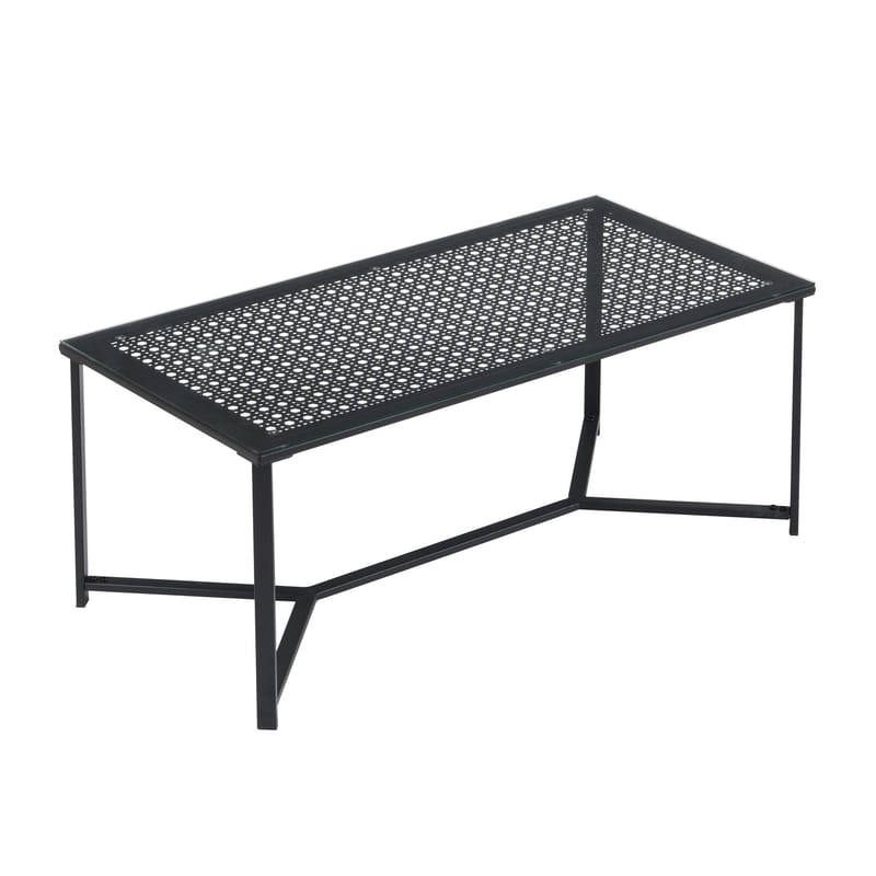 Fenara Soffbord 100 cm - Transparent och mattsvart - Möbler - Bord & matgrupp - Soffbord