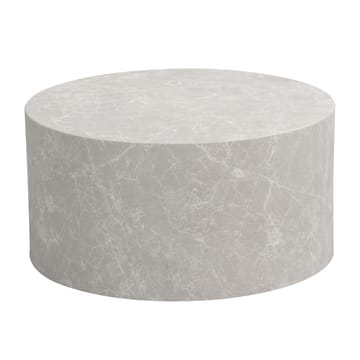 Fenova Rund Cylinder Soffbord 60 cm - Ljusgrå - Möbler - Bord & matgrupp - Marmorbord