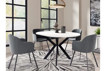 Ferrer Matbord 138 cm - Svart/Vit - Möbler - Bord & matgrupp - Matbord & köksbord