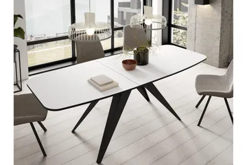 Ferro Matbord 198 cm - Svart/Vit - Möbler - Bord & matgrupp - Matbord & köksbord