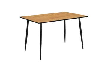 Finola Matgrupp 120 cm + 4 st Salaman Matstolar - Grå/Brun/Svart - Möbler - Bord & matgrupp - Matgrupp