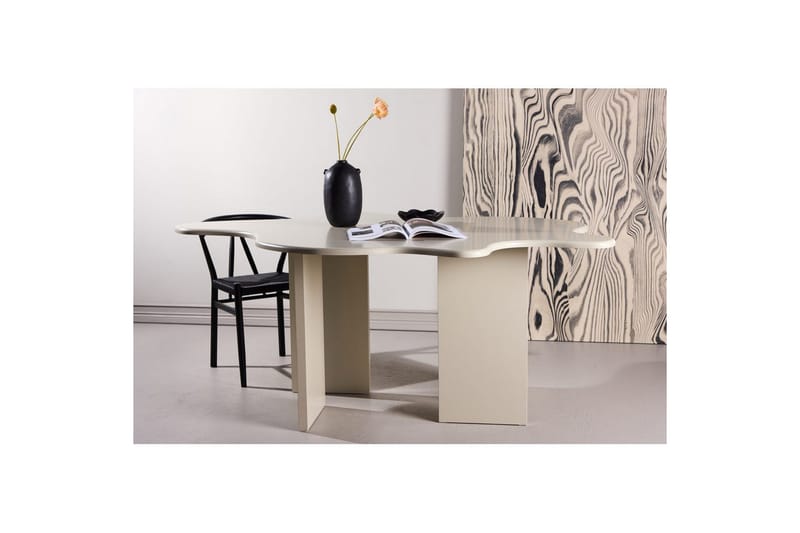 Flower Ovalt Matbord 190 cm - Beige - Möbler - Bord & matgrupp - Matbord & köksbord