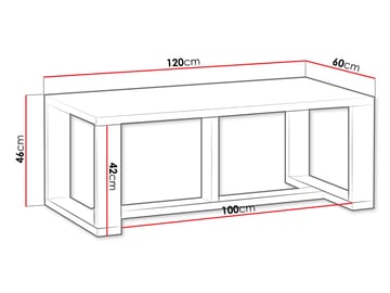 Fonti Soffbord 120 cm - Brun - Möbler - Bord & matgrupp - Soffbord