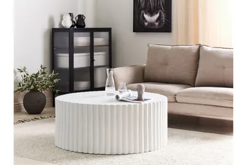 Fox Creek Soffbord 117 cm Rund - Vit - Möbler - Bord & matgrupp - Soffbord