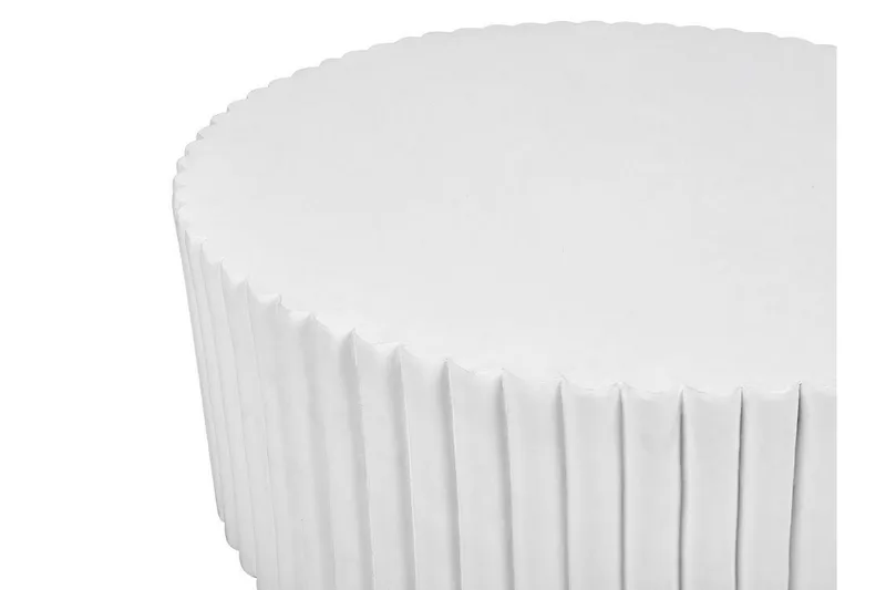 Fox Creek Soffbord 117 cm Rund - Vit - Möbler - Bord & matgrupp - Soffbord