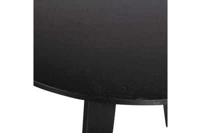 WOOOD Fries Runt Matbord 129 cm med Ekskiva Svart - Möbler - Black ...