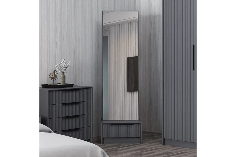 Fruitland Sminkbord 54 cm - Antracit - Möbler - Bord & matgrupp - Sminkbord & toalettbord