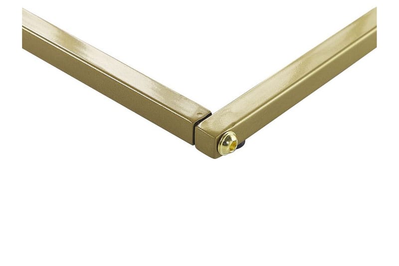 Fuller Rektangulärt Soffbord 30 cm i Marmor med Metallstativ - Vit - Möbler - Bord & matgrupp - Marmorbord