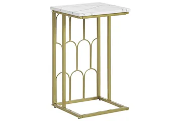 Fuller Soffbord 30 cm - Vit/Guld - Möbler - Bord & matgrupp - Soffbord