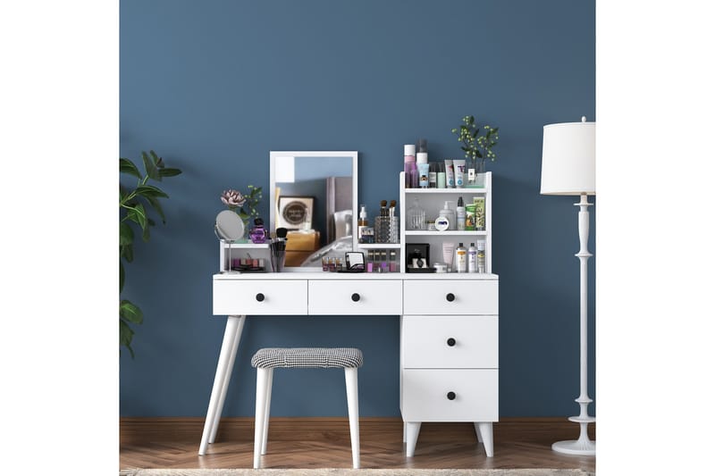 Fynnian Sminkbord 122,2 cm - Vit - Möbler - Bord & matgrupp - Sminkbord & toalettbord