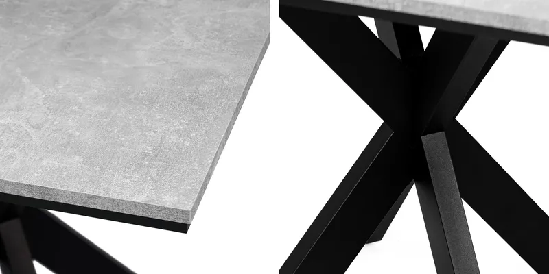 Fynrel Matbord 90 cm Kvadratisk - Svart/Brun - Möbler - Bord & matgrupp - Matbord & köksbord