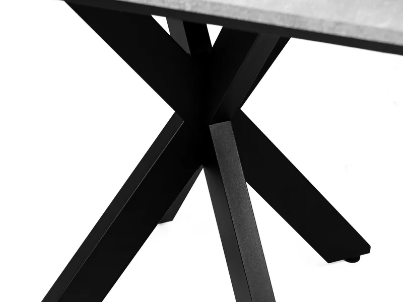 Fynrel Matbord 90 cm Kvadratisk - Svart/Vit - Möbler - Bord & matgrupp - Matbord & köksbord