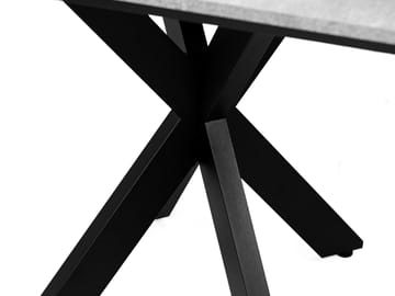 Fynrel Matbord 90 cm Kvadratisk - Svart/Vit - Möbler - Bord & matgrupp - Matbord & köksbord