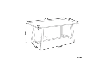Gaelan Matbord 90 cm Rektangulär - Ljust trä - Möbler - Bord & matgrupp - Matbord & köksbord