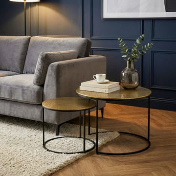 Galova Soffbord 60 cm Set om 2 - Silver och svart - Möbler - Bord & matgrupp - Soffbord