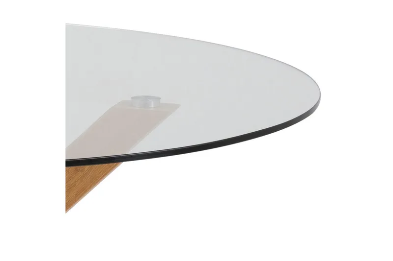Ganesh Runt Matbord 119 cm i Glas - Transparent - Möbler - Bord & matgrupp - Matbord & köksbord