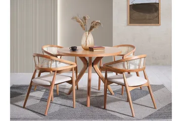 Gelsgan Matbord 100 cm Rund - Natur - Möbler - Bord & matgrupp - Matbord & köksbord