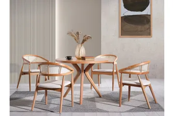 Gelsgan Matbord 100 cm Rund - Natur - Möbler - Bord & matgrupp - Matbord & köksbord