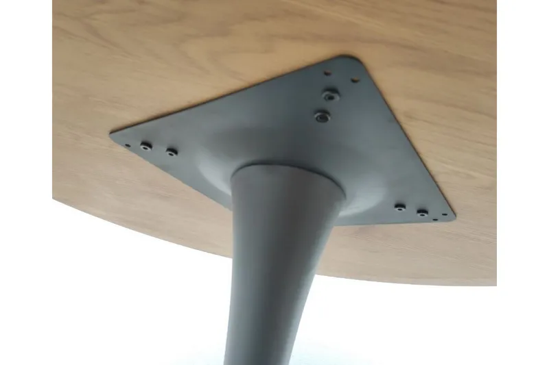 Gibran Matbord 100 cm Rund - Svart/Beige - Möbler - Bord & matgrupp - Matbord & köksbord