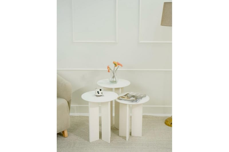 Glenure Soffbord 40 cm - Beige - Möbler - Bord & matgrupp - Soffbord