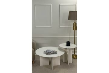 Glenure Soffbord 80 cm - Cremevit - Möbler - Bord & matgrupp - Soffbord