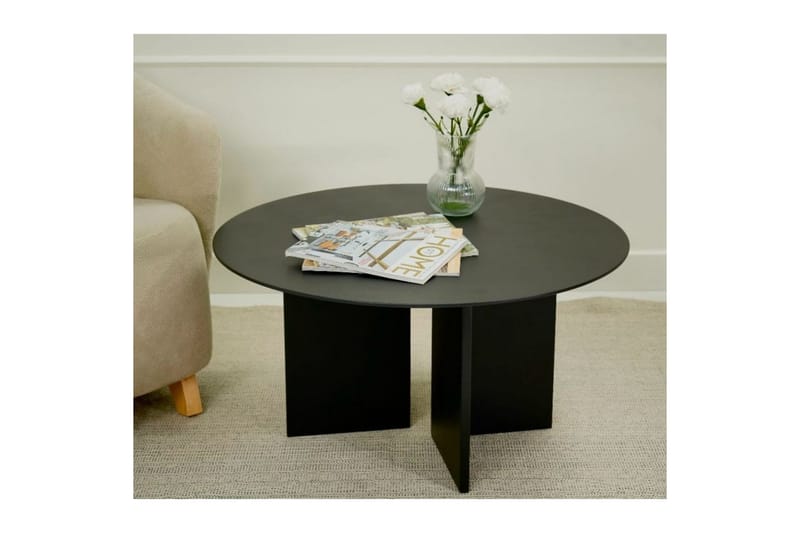 Glenure Soffbord 80 cm - Svart - Möbler - Bord & matgrupp - Soffbord