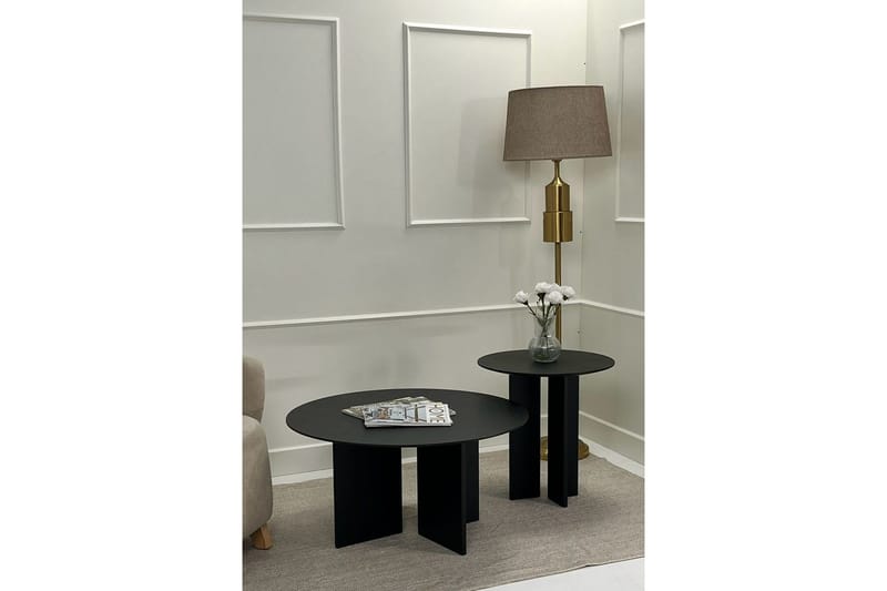 Glenure Soffbord 80 cm - Svart - Möbler - Bord & matgrupp - Soffbord