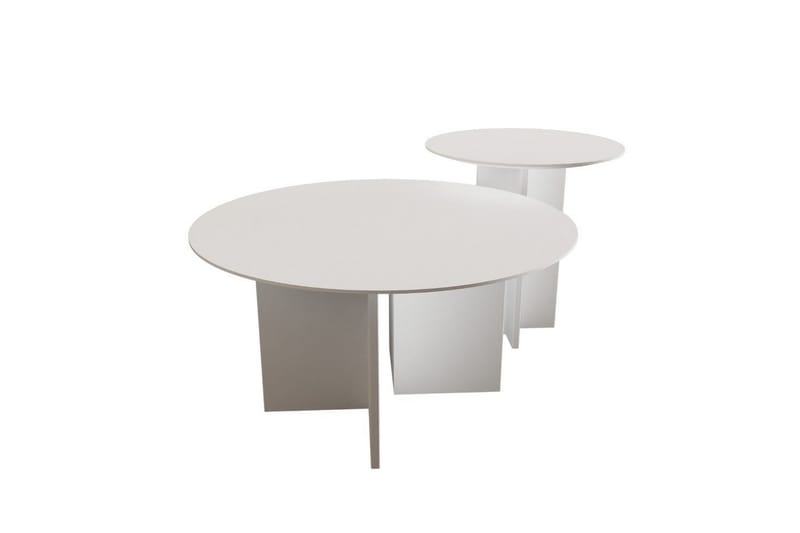 Glenure Soffbord 80 cm - Vit - Möbler - Bord & matgrupp - Soffbord
