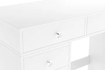 Glow Stort sminkbord utan spegel - Förvaring med lådor 120 cm - Vit - Möbler - Bord & matgrupp - Sminkbord & toalettbord