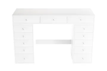 Glow Stort sminkbord utan spegel - Förvaring med lådor 120 cm - Vit - Möbler - Bord & matgrupp - Sminkbord & toalettbord