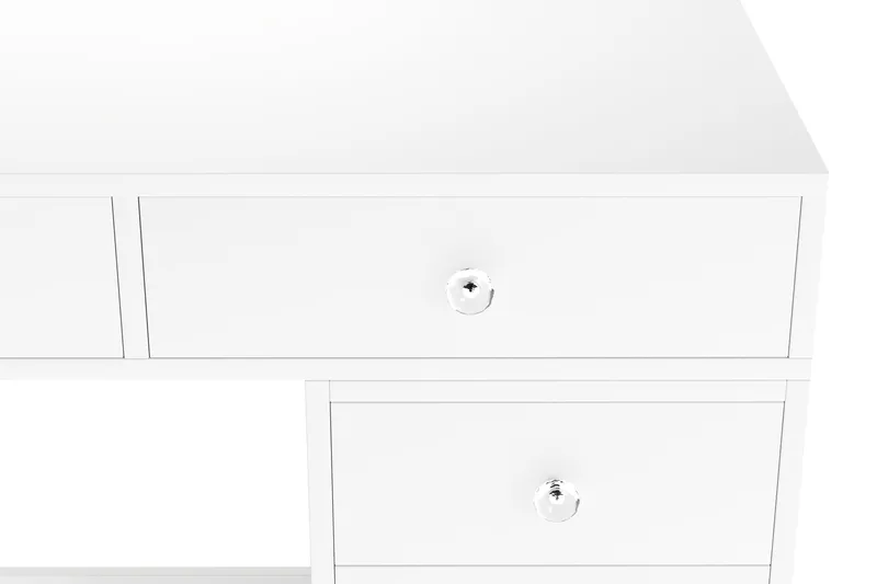 Glow Stort sminkbord utan spegel - Förvaring med lådor 120 cm - Vit - Möbler - Bord & matgrupp - Sminkbord & toalettbord